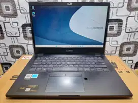 Laptop Asus ExpertBook Core i3 gen 10 ram 8gb backlit komplit fullset
