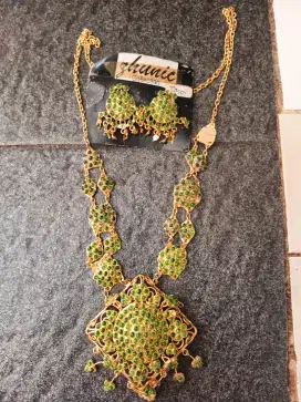 One set kalung india Dan anting