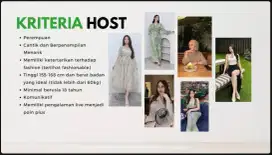 Host Live fashion brand chicmore dan fadfad