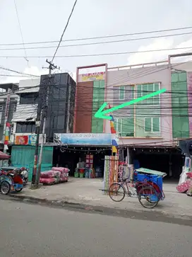 DIJUAL RUKO 3½ LT DI PASAR APOLLO NO. A-01 KEL. 9-10 ULU PALEMBANG
