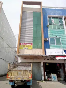 DI JUAL RUKO 3½ LT DI PASAR APOLLO BLOK A-05 KEL. 9-10 ULU PALEMBANG