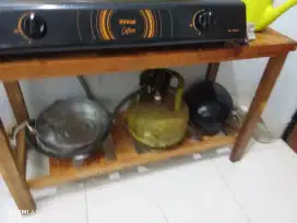 Murah kompor satu set dua tungku