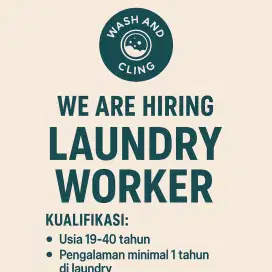 Lowongan Laundry