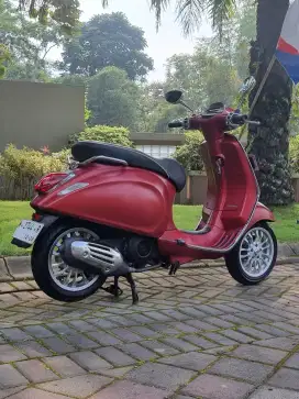 Vespa Sprint 150 ABS IGet 2018 Odo 16rb Nopol N Merah Doff Koko Motor