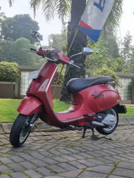 Vespa Sprint 150 ABS IGet 2018 Odo 16rb Nopol N Merah Doff Koko Motor