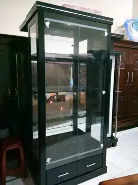 buffet kristal minimalis-buffet kristal murah-buffet kristal 2 pintu