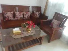 Dijual Meja Kursi Jati Ruang Tamu
