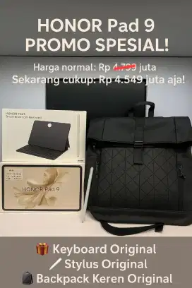 RABLET HONOR PAD 9 NEW MURAH