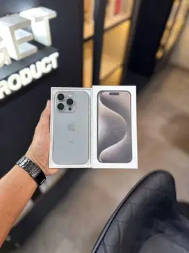 iPhone 15 Pro Natural Titanium 128GB Ex iBox (Resmi)