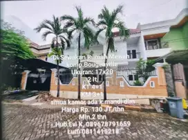 Disewakan Rumah 2 lt di Komp. Bougenvile Makassar