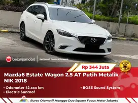 [ LOW KM ] Mazda 6 Mazda6 Estate Wagon 2.5 AT Putih Metalik 2018/2019