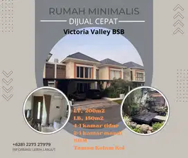 Rumah Mewah Minimalis Siap Huni Komplek Elite BSB Victoria Valley