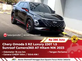 [ LOW KM ] Chery Omoda 5 RZ Luxury 230T 1.5 AT Hitam 2023/2024