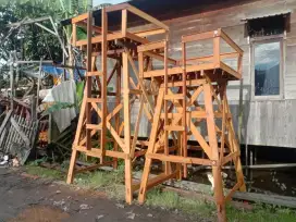 Tiang tandon menara Ulin 4 mtr
