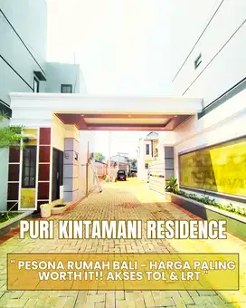 Hunian Gaya Bali 2 Lantai - Lokasi Nyaman Akses Strategis. Terbatas !!