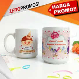 Gift Mug Custom Foto Wajah Lucu Kado Ulang Tahun