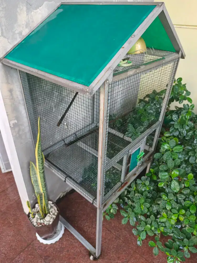 Kandang Burung Dan Standing Gantungan Besi