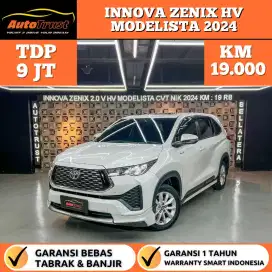TDP 9 JUTA Toyota Innova Zenix 2.0 V Hybrid Modelista Cvt A/T Nik.2024