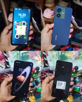 Vivo y22 ram 4+4/64 & Infinix Hot 30i ram 8+8/128
