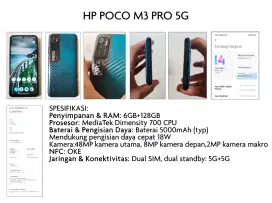 [JUAL BU] POCO M3 PRO 5G MULUS