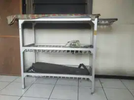 Meja Setrika aluminium kokoh