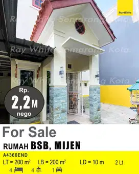 DIJUAL RUMAH DI BSB MIJEN A4360
