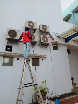 Service ac bongkar pasang ac, cuci ac tambah freon