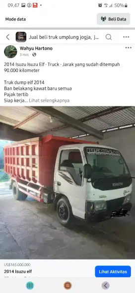 Truk dump elf macan 2014