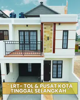 Rumah dijual Gaya Bali , Lokasi Strategis dekat Stasiun LRT Harjamukti
