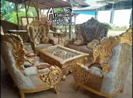 Kursi tamu sofa bellagio ukiran full kayu jati