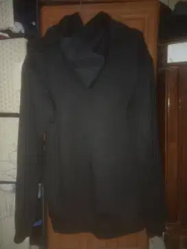 Hoodie polos hitam size xxl