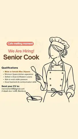 Full-Time Senior Cook