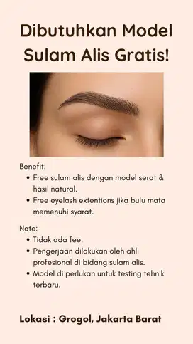 Model Sulam Alis Gratis