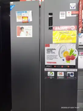 Cicilan Kulkas Toshiba SBS cukup KTP aja