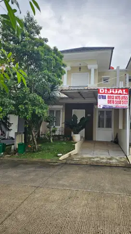 Rumah sejuk 2 lantai sentul alaya full furnish termurah
