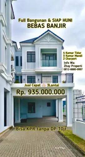DI JUAL DI BAWAH PASARAN RUMAH 3 LANTAI