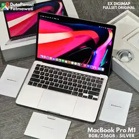 MACBOOK PRO M1 13’’ CHIP M1 8GB/256GB SILVER FULLSET IBOX