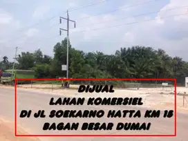Turun Harga   Dijual Tanah Komersiel cocok untuk Gudang di Dumai