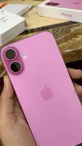 Ready new iPhone 16 pink 128gb bisa cicilan tanpa DP syarat KTP saja