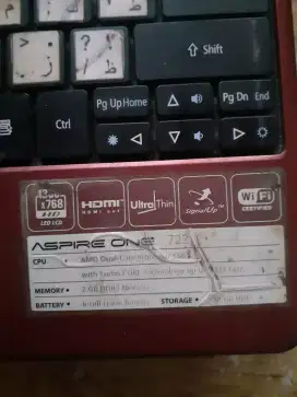 Laptop Acer aspira