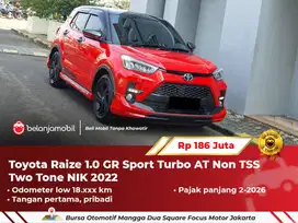 [ LOW KM ] Toyota Raize 1.0 GR Sport Turbo Non TSS Two Tone 2022/2023