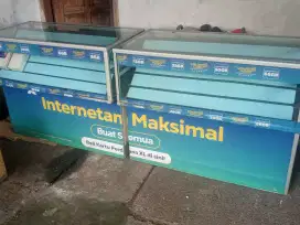Dijual etalase konter hp & pulsa