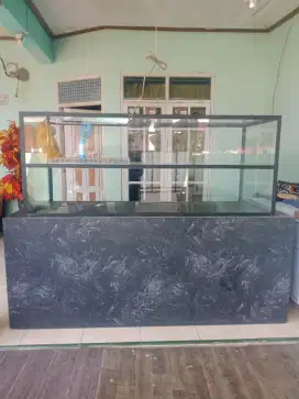 Dijual Cepat Gerobak Meja Etalase Rumah Makan Atau Aneka Gorengan