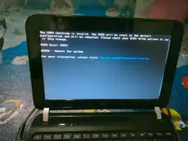 Notebook hp setengah rusak