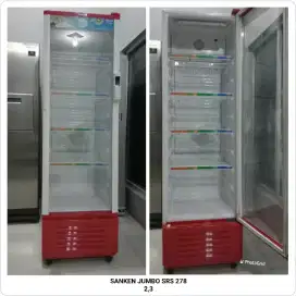 SHOWCASE JUMBO 300L SANKEN TINGGI 180CM