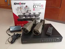 CCTV Murah Merk Krisview Dan DVR 8 Channel