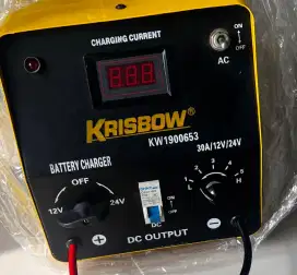 Charger Aki Krisbow 30A 12V/24V KW1900653