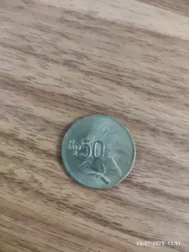 koin 50 rupiah untuk yg hobby