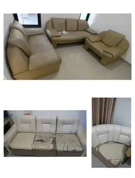 Di jual sofa 1 set sesuai di foto