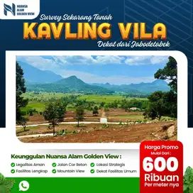 Dijual tanah Kavling siap bangun SHM dekat Jakarta